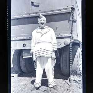Bailey Brothers Circus Clown Photo Negative 1953 - Picture 1 of 7