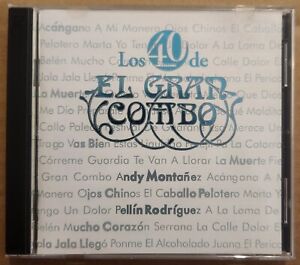 LOS 40 DE EL GRAN COMBO 2 CD SET VOCALS PELLIN RODRIGUEZ  AND ANDY MONTAÑEZ