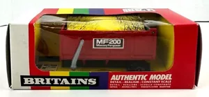 BRITAINS FARM 9572 MASSEY FERGUSON MF 200 TIPPING TRAILER TRACTOR DRAWN - Picture 1 of 7