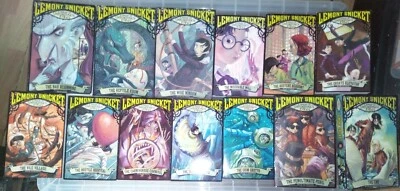 A Series Of Unfortunate Events 1-13 Lemony Snicket reprint covers  Complete Set - Image 1 of 4