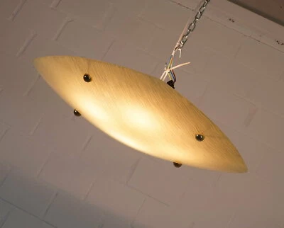 exclusive rockabilly 4 x ceiling light disc lamp Ø 60 cm vintage 1950s - Image 1 of 4