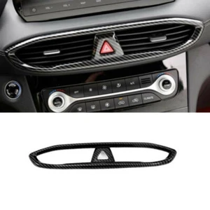 Cubierta de ventilación de salida de aire central de fibra de carbono para Hyundai Santa Fe 2019-2022 - Imagen 1 de 6