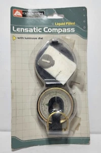 Ozark Trail Lensatic Compass Liquid Filled Easy to Read open box - Picture 1 of 4