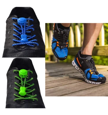 SMART LACES Sistema de cordones de bloqueo elástico sin ataduras cordones para zapatos deportes corredores niños adultos