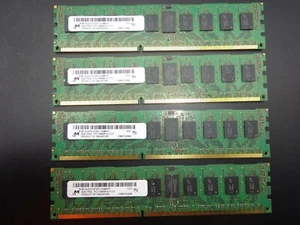 Micron 16GB (4x4GB) DDR3 MT18JSF51272PZ-1G4M1FF PC3-10600R-9-11-C1 ECC #R990 - Bild 1 von 4