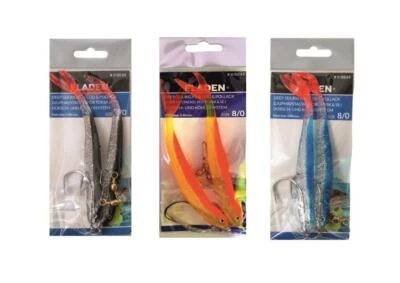 FLADEN Dorsch & Köhler Rig 2 Sandaalen Meeresvorfach 8/0 Dorschsystem Seelachs - Bild 1 von 4