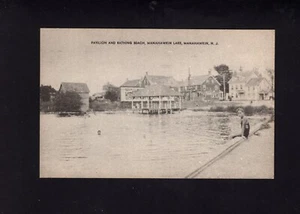 Manahawkin, New Jersey Pavilion & Bathing Beach @ 1930 - Picture 1 of 2