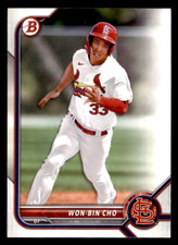 2022 Bowman Draft Won-Bin Cho card #BD-65 St. Louis Cardinals