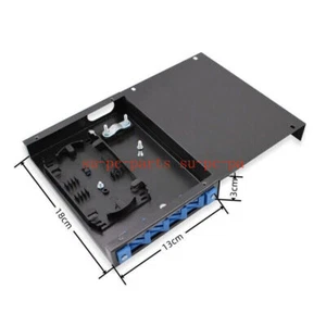 Fiber Optic Terminal Box 4 Core LC/SC/FC/ST UPC SM adapter 4 Port Patch Panel - Photo 1/10