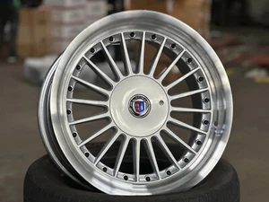New 17x8J Alpina Classic Design BMW E39 E38 E32 E60 E34 E24 E90 E92 Z3 Z4 (4 pc) - Picture 1 of 12