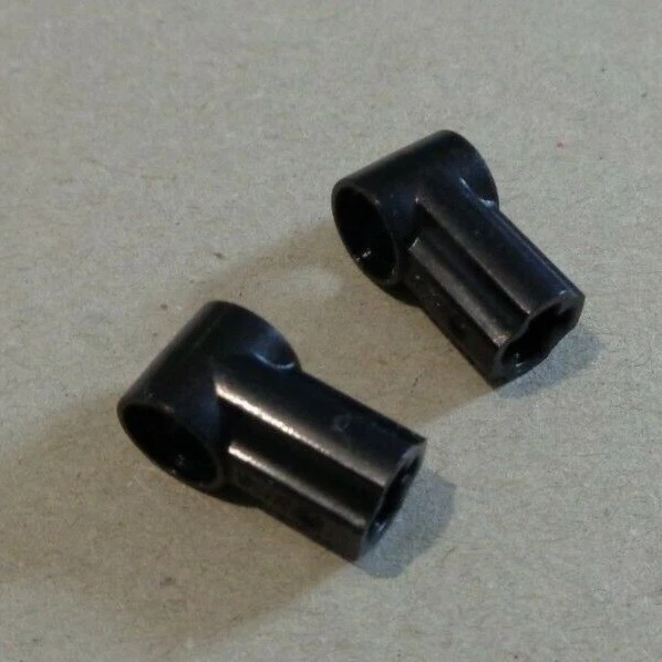 LEGO TECHNIC Parts & Pieces 6284699  32013 Axle & Pin Connector Angled Black x2 - Image 1 of 1