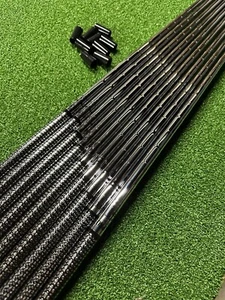 9 x NS Pro 750GH Wrap Tech Stiff Iron Shaft 3-PW + 1 Extra Wedge .355 Tip New - Picture 1 of 4