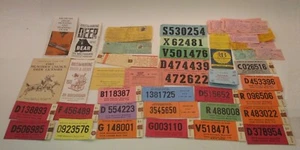 Vintage 1960s 1970s Michigan Deer Hunting Pamphlets Licenses Back Tags - Picture 1 of 14