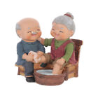  Elderly Couple Statue Loving Old Wedding Table Decorations Miniture Lovers