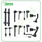 For 1998-2002 Lincoln Towncar 16Pcs Front &amp; Rear Sway Bars Pitman Arm Ball Joint