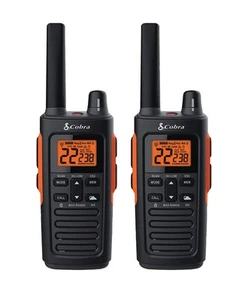 Cobra RX680 Walkie Talkies (2-Pack) - Rugged & Splashproof Two Way Radios Long R - Picture 1 of 5