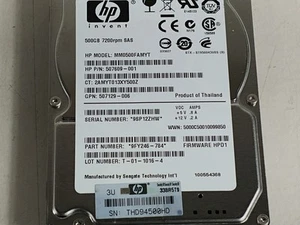 Lot of 2 Seagate HP 9FY246-784 500 GB SAS 2 2.5 in Drive - Picture 1 of 6