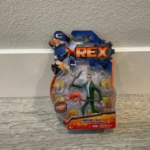 Mattel Cartoon Network 2010 Generator REX Agent Six With Katana Swords New - Picture 1 of 7