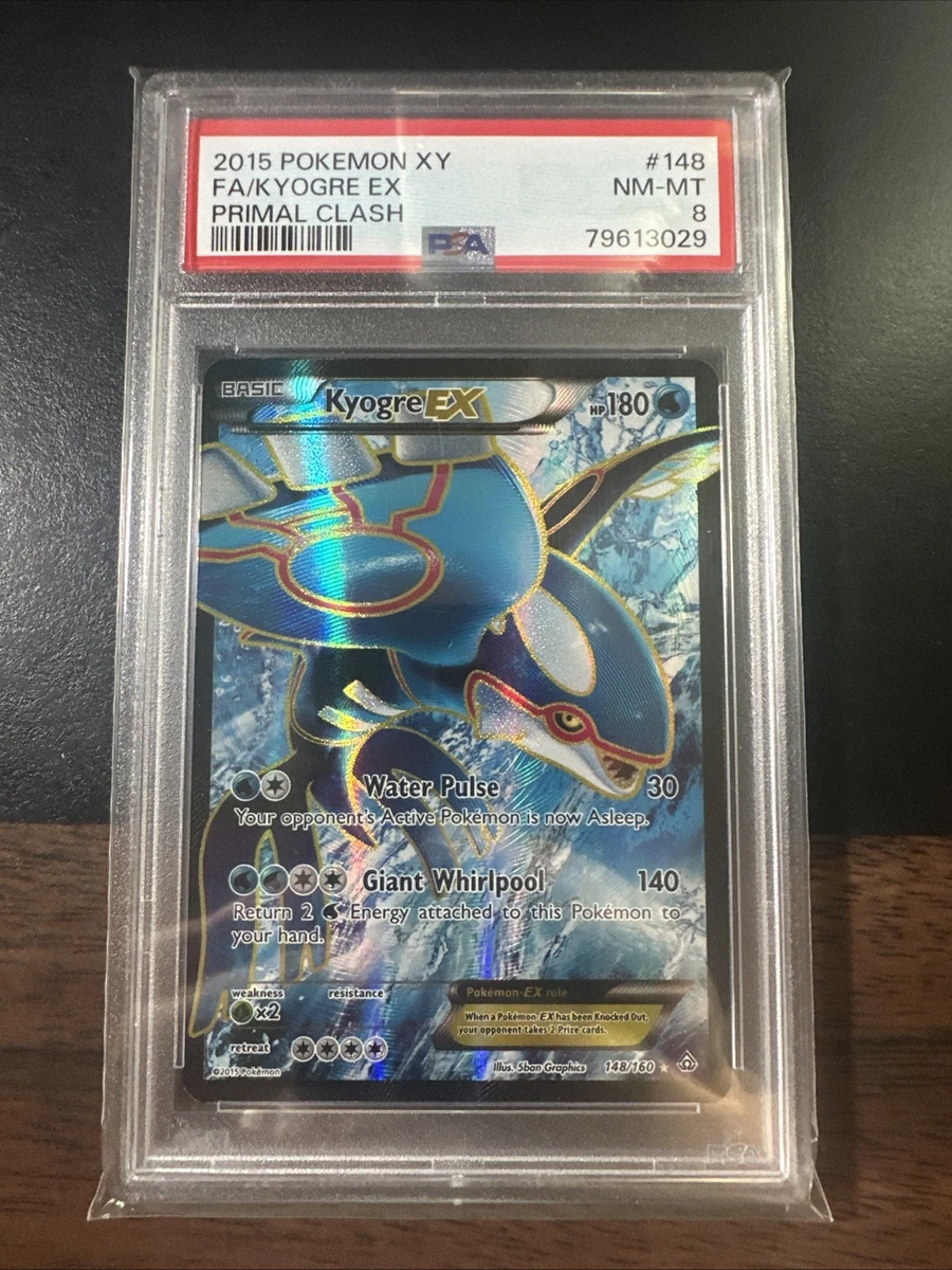 PSA8】ゲンシカイオーガEX 英語 96/98 Primal Kyogre Primal Kyogre EX