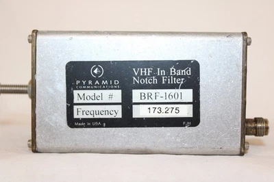 Pirámide BRF-1601 VHF Muesca Filtro Banda Rechazo 150-174MHz - REQUERIDO AJUSTE Foto 1 de 4