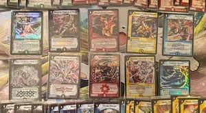 Duel Masters DM08 Epic Dragons of Hyperchaos Complete Set 55/55 & 5 Super Rares - Picture 1 of 21