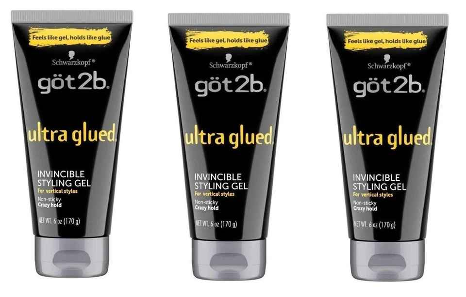 Gel de peinado ultra pegado BL Got 2B paquetes de 6 oz X 3 Foto 1 de 1