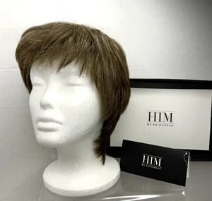 HIM RESERVED M36S Light Ash Brown for Men 20% Grey by Hairuwear - Picture 1 of 20