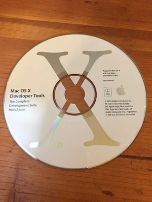 Mac OS X 10 10.2 Jaguar Developer Tools Complete Suite Software Disc CD 2002 - Image 1 of 4