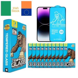 18D AirGuard Pro  Tempered Glass Screen Protector for iPhone 17 16 15 14 13 12 P - Imagen 1 de 10