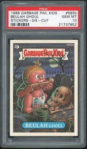 Garbage Pail Kids 15th Series #585b Beulah Ghoul PSA 10 GEMA COMO NUEVO Os15 Troquelado - Imagen 1 de 2