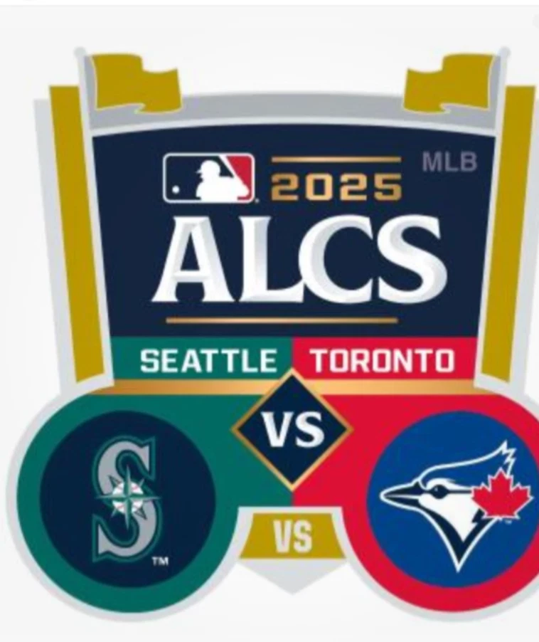 2025 MLB Postseason ALCS Pin Seattle Mariners Toronto Blue Jays American League - Image 1 of 1