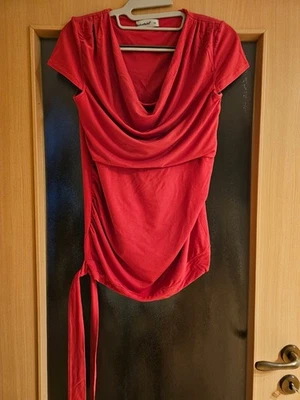 Umstandsmode - rotes T-Shirt - Gr. 36 - Bebefield - gebraucht - guter Zustand - Bild 1 von 4