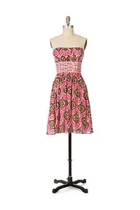 Beautiful Anthropologie "Maritimes Dress" Very  Rare Size 4 - Picture 1 of 2