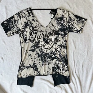 Camiseta Fast and Furious By Affliction Azul Marino Lavado Ácido Talla S - Imagen 1 de 2