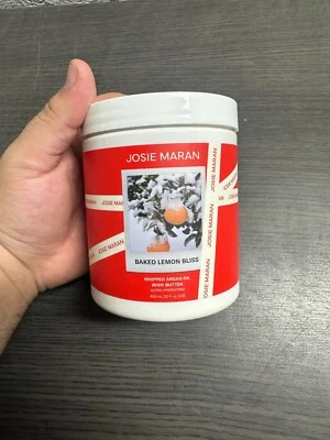 Josie Maran Whipped Argan Oil 20 OZ 600ML BODY BUTTER BAKED LEMON BLISS