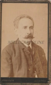 CDV PHOTO - Man, Ukraine, Lwowie, Jozef Eder - Picture 1 of 2