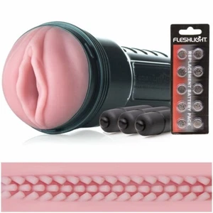 Fleshlight Vibro Pink Lady Touch Masturbator with Free Shipping - Picture 1 of 4