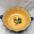 Certified Susan Winget Country Collage Large Salad Serving Bowl12 5/8" Rooster