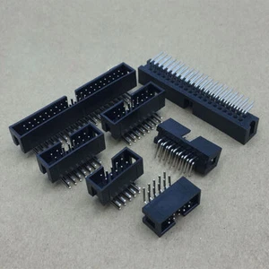 Right Angle Pin PCB Box Male Header 2.0mm IDC JTAG Socket DC3-6/8/10/14/16P-50P - Picture 1 of 1