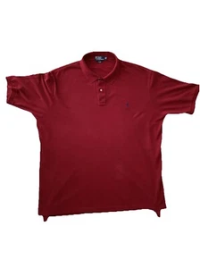 Polo Ralph Lauren Polo Shirt | Big and Tall Size 3XLT | Cherry Red | 100% Cotton - Picture 1 of 5