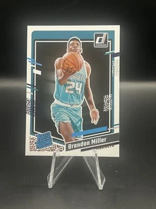 2023-24 PANINI DONRUSS BASKETBALL Brandon Miller RC #226 HORNETS - Picture 1 of 3