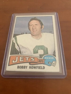 1975 Bobby Howfield Jets Topps Card 232 - Image 1 of 2