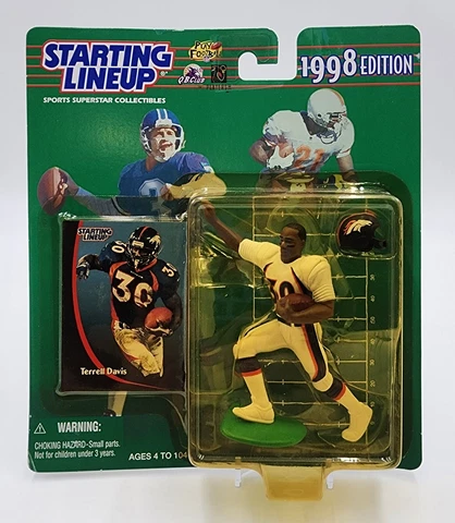 1998 Starting Lineup Terrell Davis Denver Broncos Kenner SLU Sports Figure TD002 Cover