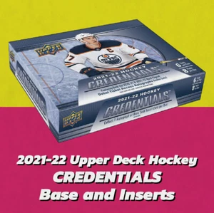 2021-22 Upper Deck Credentials Hockey Base and Insert Singles PICK FROM LIST - Picture 1 of 54