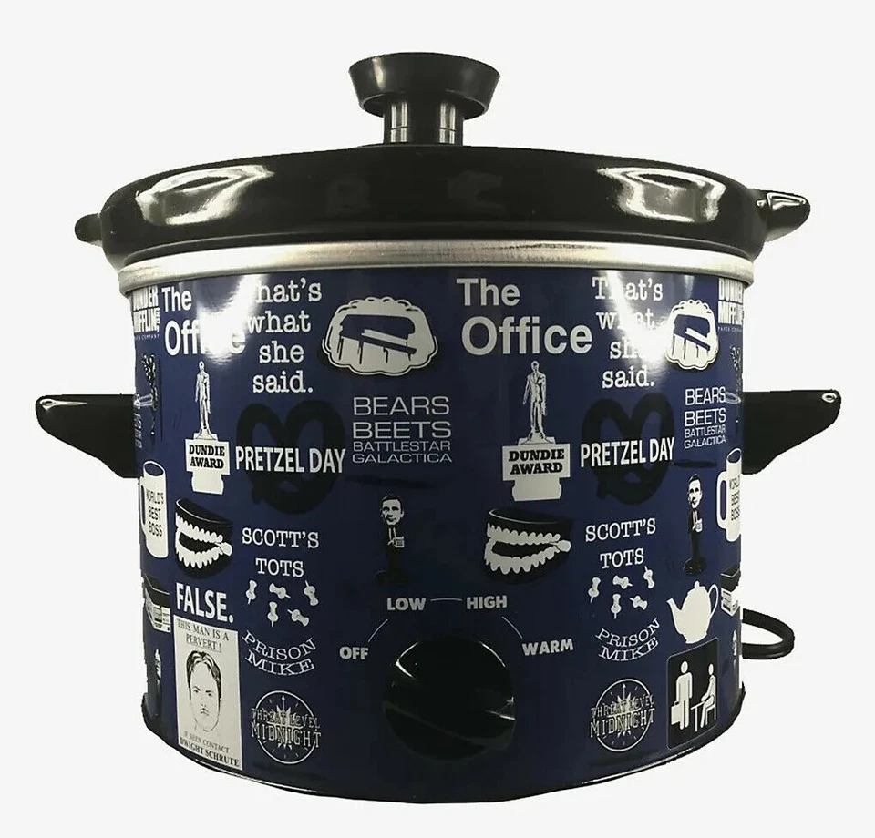 THE OFFICE ICONS 2-QUART SLOW COOKER CROCK POT NEW - Image 1 of 1