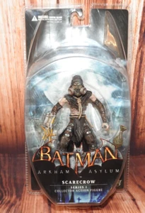 Figura de acción de coleccionista Batman Arkham Asylum Scarecrow SERIE 1 nueva en caja sellada - Imagen 1 de 14