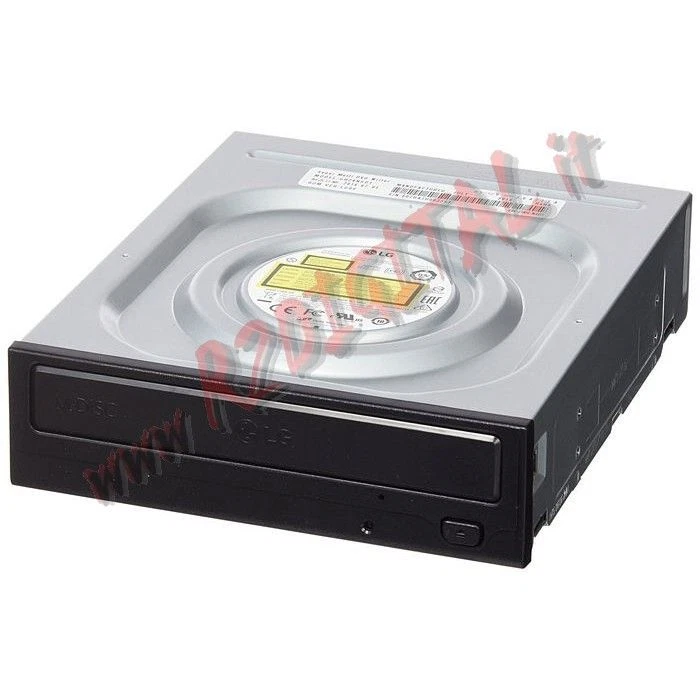MASTERIZZATORE LG GH24NSD1 24x DVD CD RW LETTORE INTERNO SATA COMPUTER PC NERO  - Immagine 1 di 1