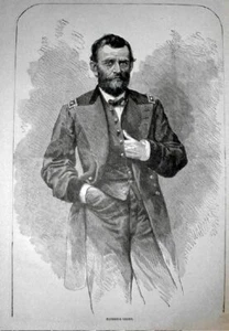 BÜRGERKRIEG; PORTRAIT ULYSSES S GRANT 1864, Nachdruck 1866 - Bild 1 von 1