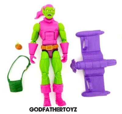Figura y planeador Marvel Legends GREEN GOBLIN 6" VHS 90s Spiderman pulso animado Foto 1 de 3