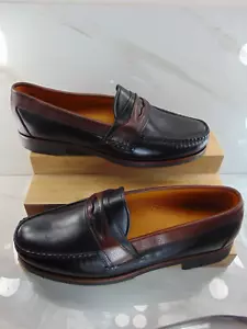 Allen Edmonds (NAGELNEU) (CEDARVILLE) SCHWARZ Leder Mokassin Halbschuhe 10 E 425 $ - Bild 1 von 9